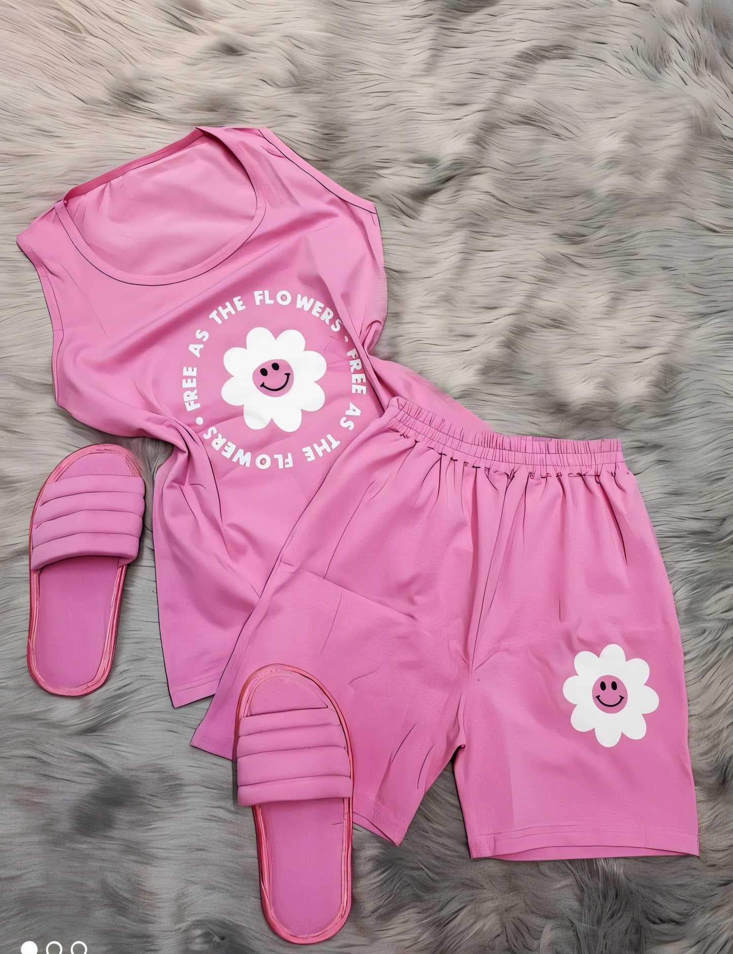 pajama shorts Pink M